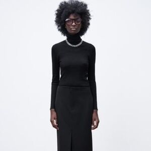Zara Extra Thin Turtleneck Sweater